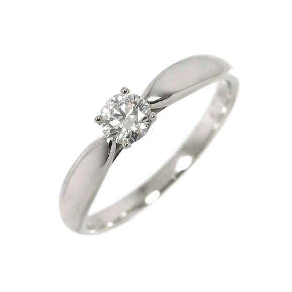 TIFFANY Co. Harmony Diamond 0.21ct G/VS1/3EX Ring Pt Size4(US) 90282524 - Picture 1 of 10